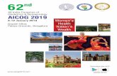 The Federation of Obstetric and Gynaecological …...62nd All India Congress of Obstetrics & Gynaecology AICOG 2019 8-12 January 2019 Gayatri Vihar, GYNAECO(O FOGSI Health Nation's