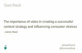 The importance of video in creating a successful content ... · Five reasons why it’s all about video marketing: 81% of people say a brand’s video has convinced them to purchase
