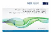 Mainstreaming Climate Policy in the Gulf Cooperation ... › wpcms › wp-content › ... · February 2014: Mainstreaming Climate Policy in the Gulf Cooperation Council States 1 1