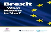 Brexit - Health and Social Care Alliance Scotland...Members expressed their fears about the post-Brexit future for charities and communities. Specific concerns were raised around the