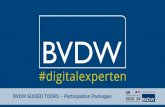 BVDW Guided Tours auf der dmexco 2016 · the DMEXCO brand Withthe specialparticipationof DMEXCO –Digital Marketing Exposition & Conference The DMEXCO is the global business and