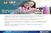 The National Missing Children’s Day Poster Contest is a … › resources › RS00009704.pdf · 2019-09-24 · your State Contest Manager by your state’s submission deadline.