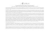 MANAGEMENT’S DISCUSSION AND ANALYSIS OF ACERUS ...MANAGEMENT’S DISCUSSION AND ANALYSIS OF ACERUS PHARMACEUTICALS CORPORATION FOR THE THREE AND TWELVE MONTHS ENDED DECEMBER 31,