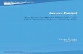 Access DenieD€¦ · forms of credit, such as credit card debt, mortgages, margin debt, loans against pension plans, and life insurances, among others. The last available survey