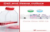 Cell and tissue culture · 2020-04-24 · 2 Table of contents 3 SARSTEDT quality seal for cell and tissue culture pp. 4–5 TC Tested • Cryo Performance Tested p. 4 Growth surfaces