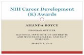 NIH Career Development (K) Awards · 2017-03-21 · Potential Pitfall and Alternative Approaches ... Review (CSR): Assigns application to IC and review group (months 1-3) Peer Review