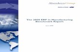 The 2008 ERP in Manufacturing Benchmark Report€¦ · companies. While the implementation of ERP produced a reduction in costs and improvements in scheduling across all companies,