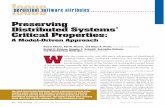 Preserving Distributed Systems’ Critical Propertiesatif/papers/KrishnaIEEESoftware2004.pdflives. Other examples of QoS-intensive systems include high-performance scientific-computing
