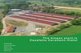 The biogas plant in Casaletto Ceredano (Italy) · The biogas plant in Casaletto Ceredano (Italy) A cutting-edge plant powered only by slurry The plant owned by the management company