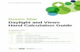 Green Star Daylight and Views Hand Calculation Guide · Green Star Daylight Hand and Views Calculation Guide 4 Rating Tool Credit / Criterion Notes purposes of these credits that
