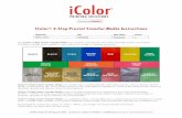 iColor Transfer Media Instructions Presto! › tech_assets › Other...UniNet 3232 W. El Segundo Blvd., Hawthorne, California 90250 | sales@icolorprint.com | iColor® 2-Step Presto!