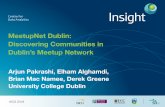 MeetupNet Dublin: Discovering Communities in Dublin’s ...derekgreene.com/slides/aics2018-meetups-slides.pdf · • The Meetup.com API provides open access to meetup and user data