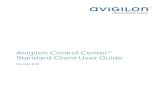 Avigilon Control Center Client User Guide - Standard · 2020-04-22 · The Avigilon Control Center (ACC) Client software works with the Avigilon Control Center Server software to