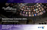 Autonomous Customer 2015. - HEAnet › 2015 › files › 200 › Graham Fagan - BT... · Watermark defines Customer Experience Leaders and Laggards as the top ten and bottom ten