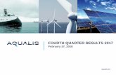 FOURTH QUARTER RESULTS 2017 - AqualisBraemar · This Presentation has been produced by Aqualis ASA (the “ompany” or “Aqualis ”) solely for use at the presentation to investors