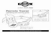 Remote Trainer - PetSafe · 8 US Customer Care Center 1-800-732-2677 Receiver Collar: Delivers stimulation or tone on a signal from the Remote Transmitter. It is waterproof. Antenna:
