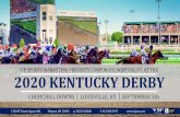 VIP SPORTS MARKETING PRESENTS CORPORATE ......20 20 VIP PACKAGE 2020 Kentucky Derby • Churchill Downs • September 5 T welve 2 00 Level Clubhouse Tickets On-Site Hospitality Top