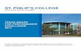 ST. PHILIP’S COLLEGE...Rev. Jan 2015/MM . St. Philip’s (SPC) resides in economically challenged sectors of the community and provides a range of unique workforce/career programs