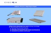 iDEN PICO REPEATER - Eyecom Telecom › pdf › Repeater › iDEN pico repeater.pdf · iDEN PICO REPEATER iDEN Pico Repeater for enhancing coverage in demanding environments Use ultra