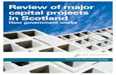 Review of major capital projects in Scotland · funded major capital projects valued at £8 million (Appendix ). 2. There are currently 04 major projects valued at £4.7 billion in