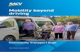 Mobility beyond driving - @RACV ... Mobility Beyond Driving - Community Transport Scan 3 Community transport