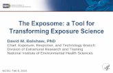 The Exposome: a Tool for Transforming Exposure Science › wordpress › wp... · 1) Exposome clearinghouse –Continued •Searchable system for available samples and cohorts –freezer