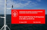 Marine Spatial Planning: The EU Experience in the Baltic ... · „Maritime spatial planning (MSP) is a public process of analysing and allocating the spatial and temporal distribution