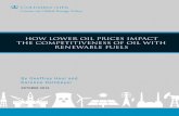 How Lower oiL Prices imPact tHe comPetitiveness of oiL ...€¦ · Oil prices can affect the development of alternative sources of energy in a few ways. In transportation, lower oil
