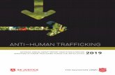 ANTI–HUMAN TRAFFICKING - Amazon S3...trafficking across the U.S. 46 anti–trafficking programs across the nation 157 staff members holding anti–trafficking positions Anti-Human