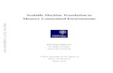 Scalable Machine Translation in Memory Constrained Environments · 2018-09-10 · Scalable Machine Translation in Memory Constrained Environments Paul-Dan Baltescu St. Hugh’s College