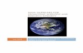 NASA Guidelines for Promoting Scientific and Research ... · research or technical projects, evaluators of NASA research proposals, NASA advisory committee members, NASA communications