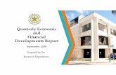 Quarterly Economic and Financial Developments Report · Sept 2018 report a charge of 18.0 cents per kWh, the highest for theyear. BEC’s Fuel Charge has been steadily increasingover