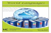 World Languages Spring 2020 brochure, Workforce ......Enrollment in Workforce Development & Continuing Education noncredit world language courses does not require students to complete