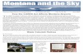 June 2020 Montana and the Sky Newsletter...1 Montana Department of Transportation Aeronautics Division Vol. 71, No. 06 June 2020 How the CARES Act Affects Montana Airports T he CARES
