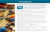 PLUMBINGpctcfiles.weebly.com/.../5/3/7/3/5373501/_infoplumbing.pdf · 2018-09-06 · residential plumbing systems on their plumbing mock-ups located within the plumbing classroom.
