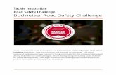 Tackle Impossible Road Safety Challenge Budweiser Road ...scottwalsh.ca › Report.pdf · ideas down on paper. I was teamed up with a marketing strategist, a graphic designer and