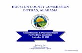 HOUSTON COUNTY COMMISSION DOTHAN, ALABAMA...HOUSTON COUNTY COMMISSION Annual Financial Report Fiscal Year Ended September 30, 2013 Page 2 of 3 ECONOMIC OUTLOOK: Houston County is a