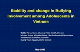 Stability and change in Bullying Involvement among Adolescents … · 2018-05-04 · Stability and change in bullying involvement over time Time 2 Time 1 Not involved Victims only