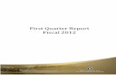 First Quarter Report - Royal Canadian Mint Q1-2012 QFR FS...Q1 Q1 2012 2011 Revenue 542.7 659.6 Profit before taxes 8.6 9.2 Profit 6.5 6.5 Total assets 363.0 348.5 Working capital