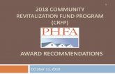 2018 Community Revitalization Fund › forms › crfp › community_revitalization... · 2019-04-18 · Creates a funding mechanism to help bridge the gap between traditional housing