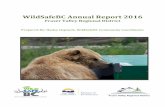 WildSafeBC Annual Report 2016 - Amazon S3 › wildsafebc...2016 1 Executive Summary 2016 was a very successful year for the WildSafeBC (WSBC) program in the Fraser Valley Regional