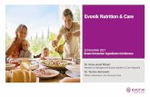Evonik Nutrition & Care · 2018-04-13 · APD PM acquisition and strong underlying growth strengthen resilience of Nutrition & Care Indicative EBITDA share 2015 N&C excl. AN + BC