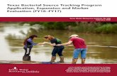 Texas Bacterial Source Tracking Program Application ...BST is a valuable tool that can identify and rule‐out significant sources of E. coli pollution in a watershed. The premise