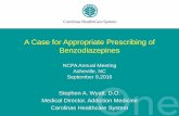 A Case for Appropriate Prescribing of Benzodiazepines...Clonazepam Klonopin 0.5 1-4 Clorazepate Tranxene 15 7.5-60 Estazolam ProSom 4 0.5-1 Flurazepam Dalmane 30 15-30 Diazepam Valium