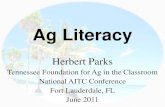 Ag Literacy - University of Florida 2/Ag... · Milk Meat Wool (or cotton ball) ... Relating Agriculture to technology Hand Puppets Where food comes from Purple cow dessert Click,
