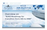 NCLB AIM WS - PPT1 ICAO Roadmap AIS-AIM Workshop... · 2017-09-11 · Phase –1 Steps • P-03 — AIRAC adherence monitoring The standard regulation and control mechanisms for the