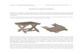 Folding camping stool plan - Craftsmanspace · 2019-10-31 · camping gears which they always carry on camping. It usually consists of equipment like tent, sleeping bags or blankets,