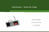 Gamification – Stand der Dingede.julian-fietkau.de/pdf/gamification_2012.pdfGamification – Stand der Dinge Author: Julian Fietkau Created Date: 6/30/2012 4:16:37 PM ...