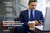 Best Practices for a Seamless Omnichannel Customer Experience · 2018-10-19 · Best Practices in Defining Omnichannel Routing Rules The who, what, where and what next framework for
