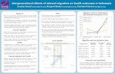 Intergenerational effects of internal migration on health outcomes …ernestoamaral.com/docs/presentations/PAA2016a.pdf · 2016-04-26 · Intergenerational effects of internal migration